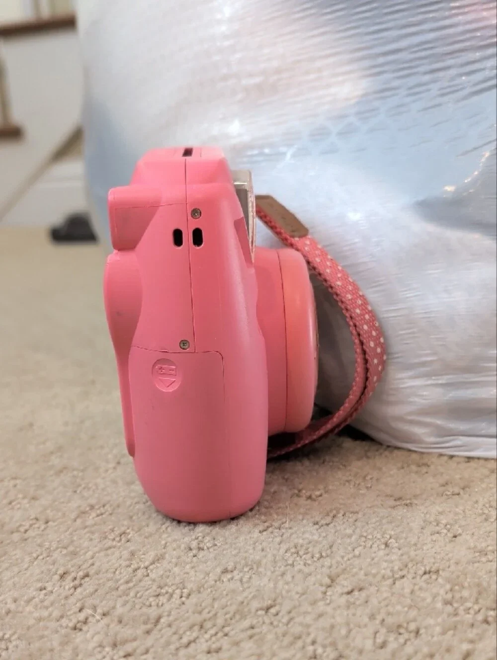 Instax mini 9 Pink Instant Camera with 9 Empty Photos In Cartron